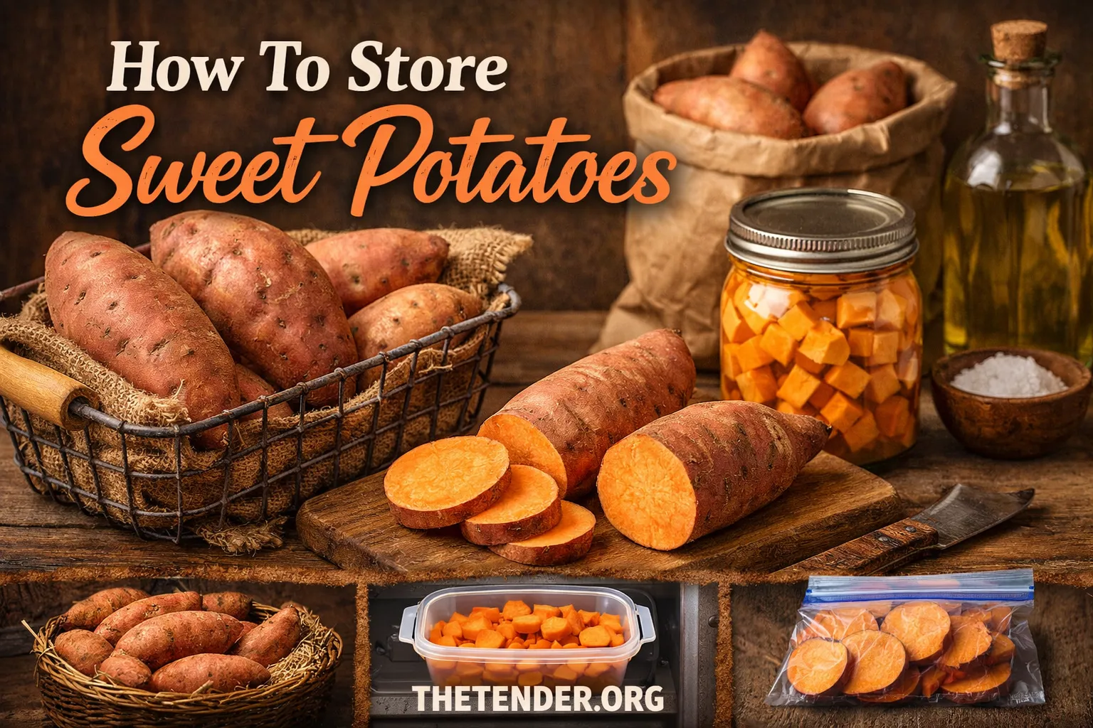 How To Store Sweet Potatoes